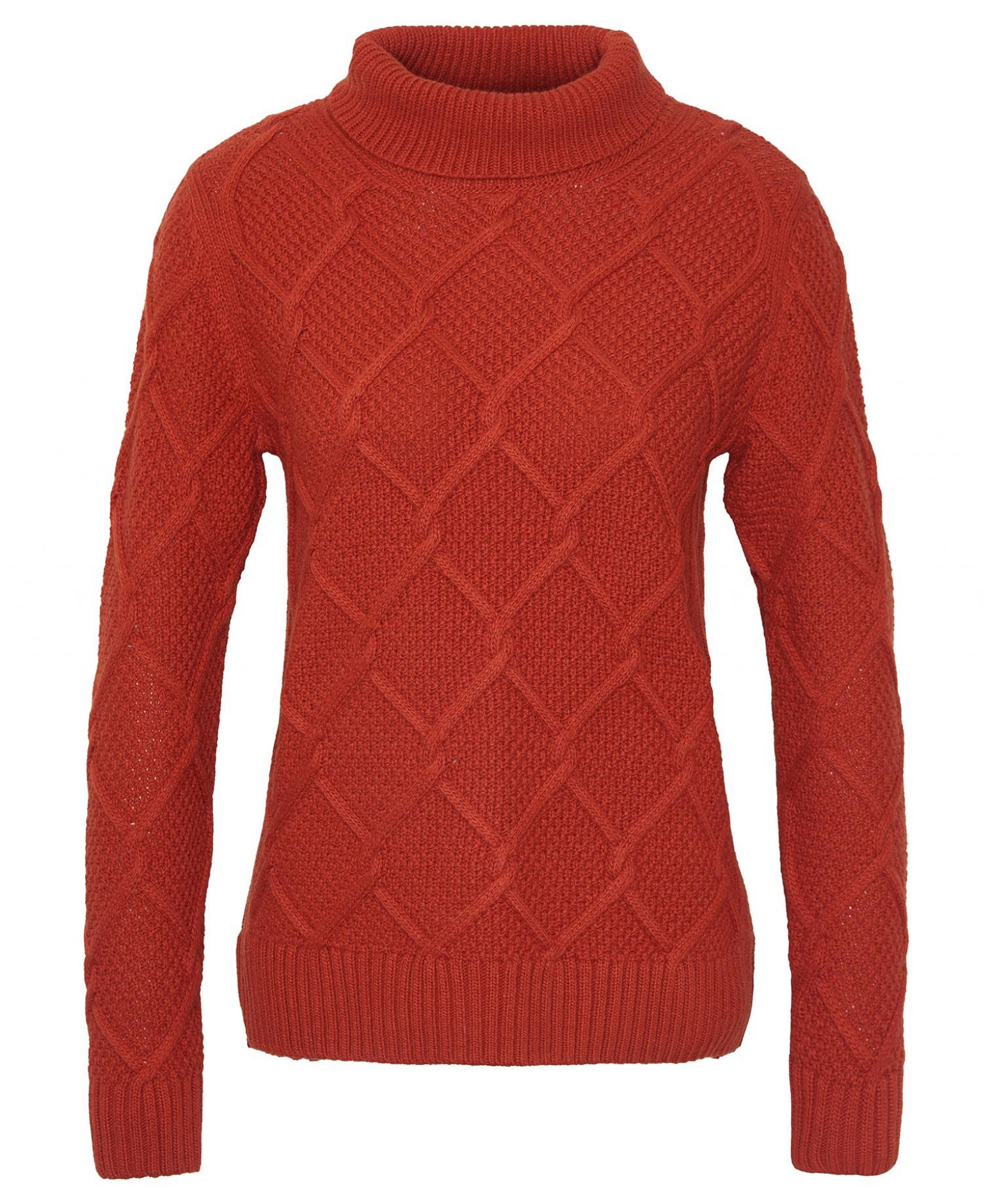 Barbour Burne Roll Neck Pumpkin