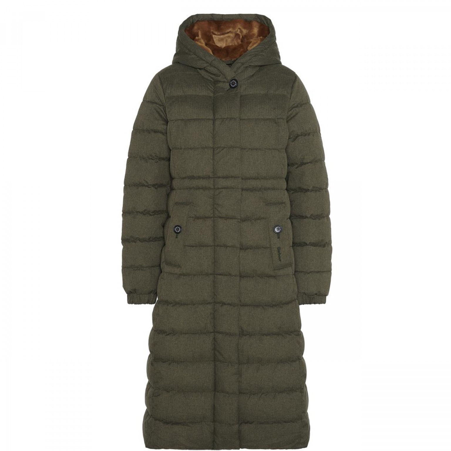 Barbour Clarence Puffer Olive