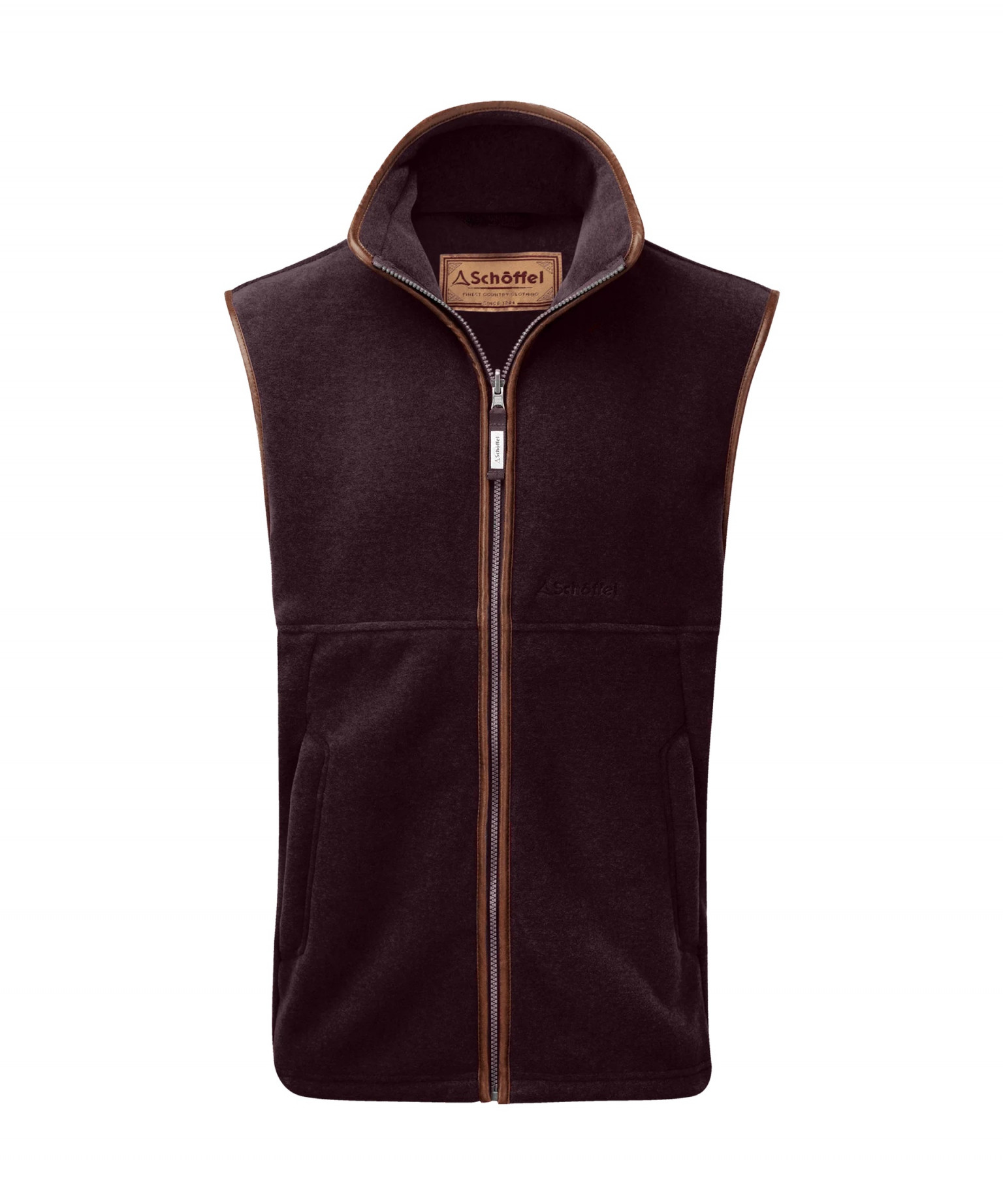 Schoffel Oakham Fleece Gilet Port