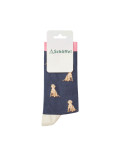 Schoffel Womens Single Cotton Socks Navy