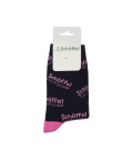 Schoffel Womens Single Cotton Socks Pink