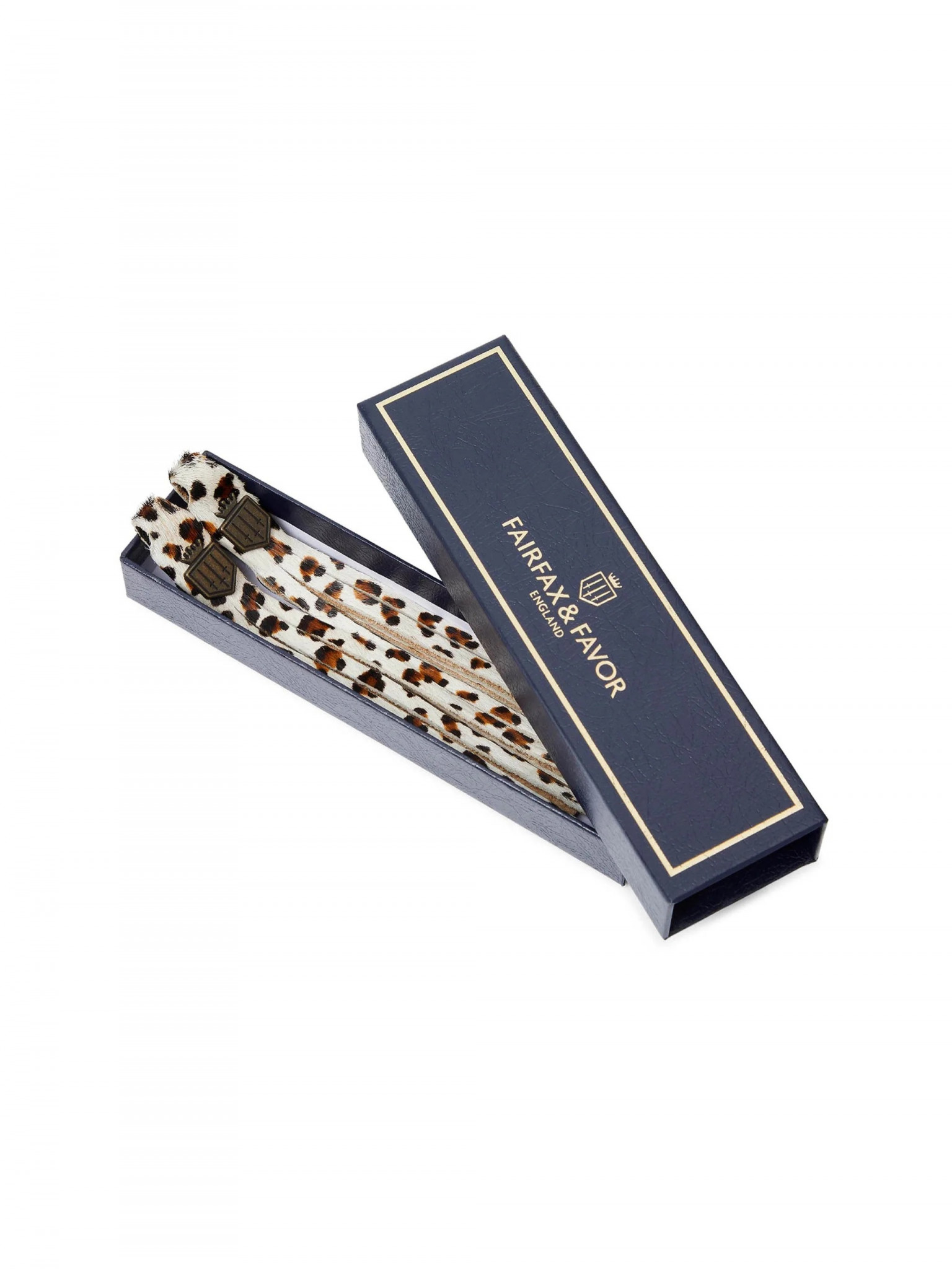 Fairfax And Favor Haircalf Tassles Snow Leopard