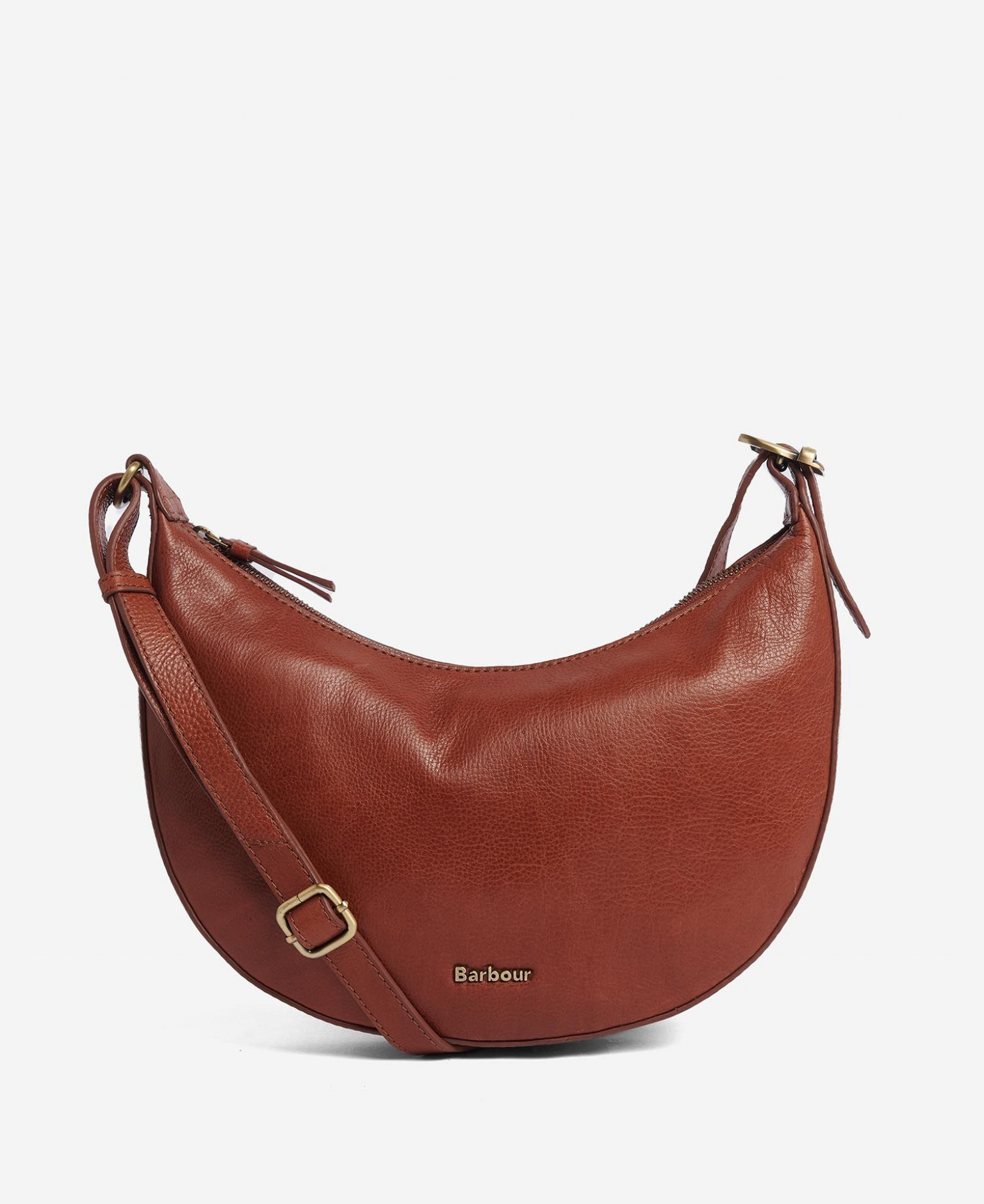 Barbour Laire Sling Half Moon Bag Brown