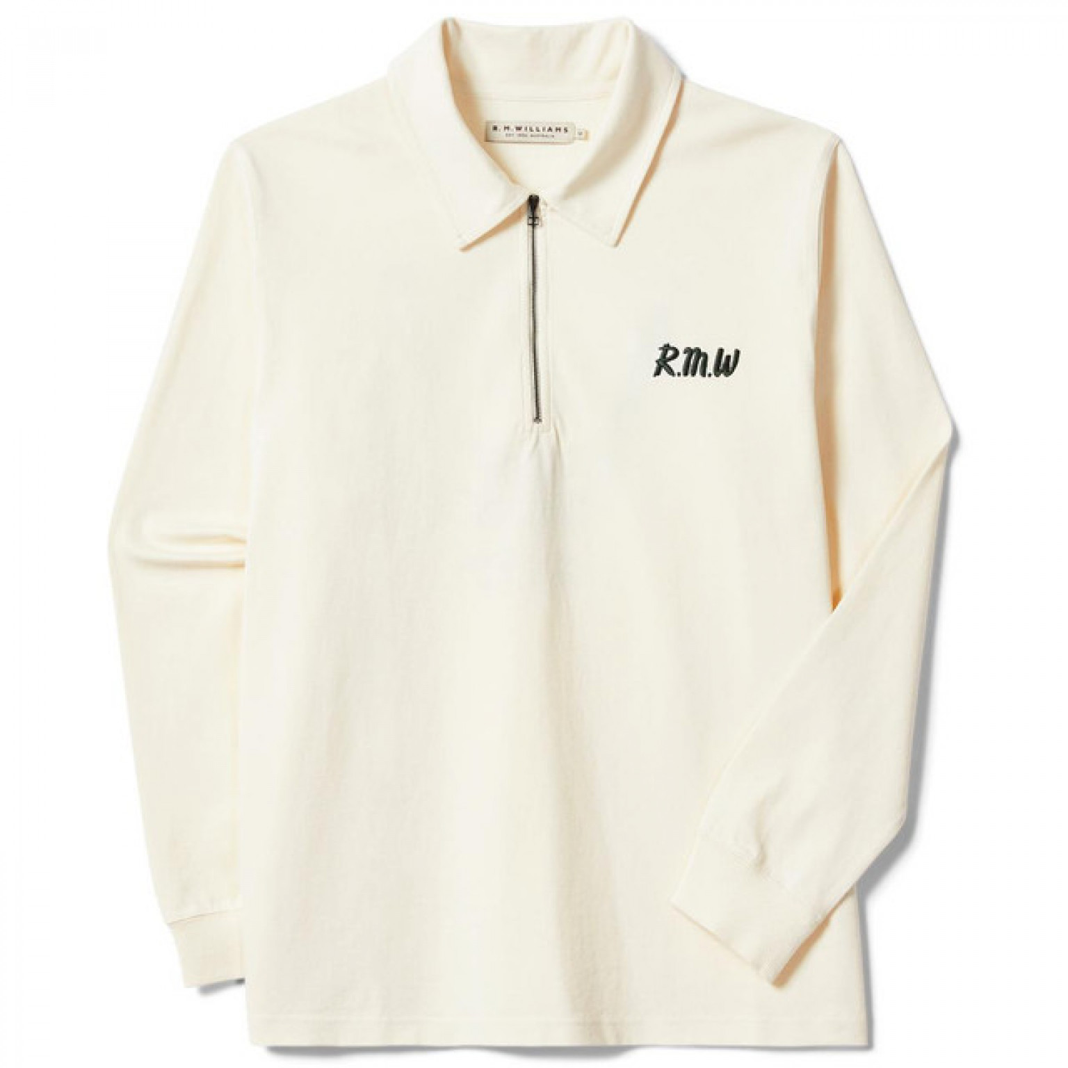 Rm Williams Boots And Saddles 1/4 Zip Cream