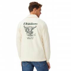 Rm Williams Boots And Saddles 1/4 Zip Cream