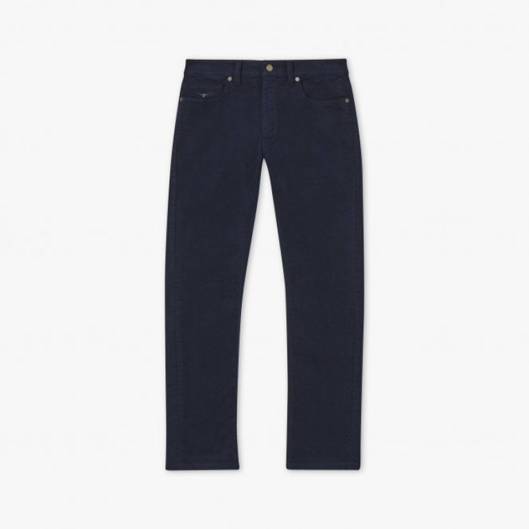 Rm Williams Ramco Moleskin Jeans Navy Reg