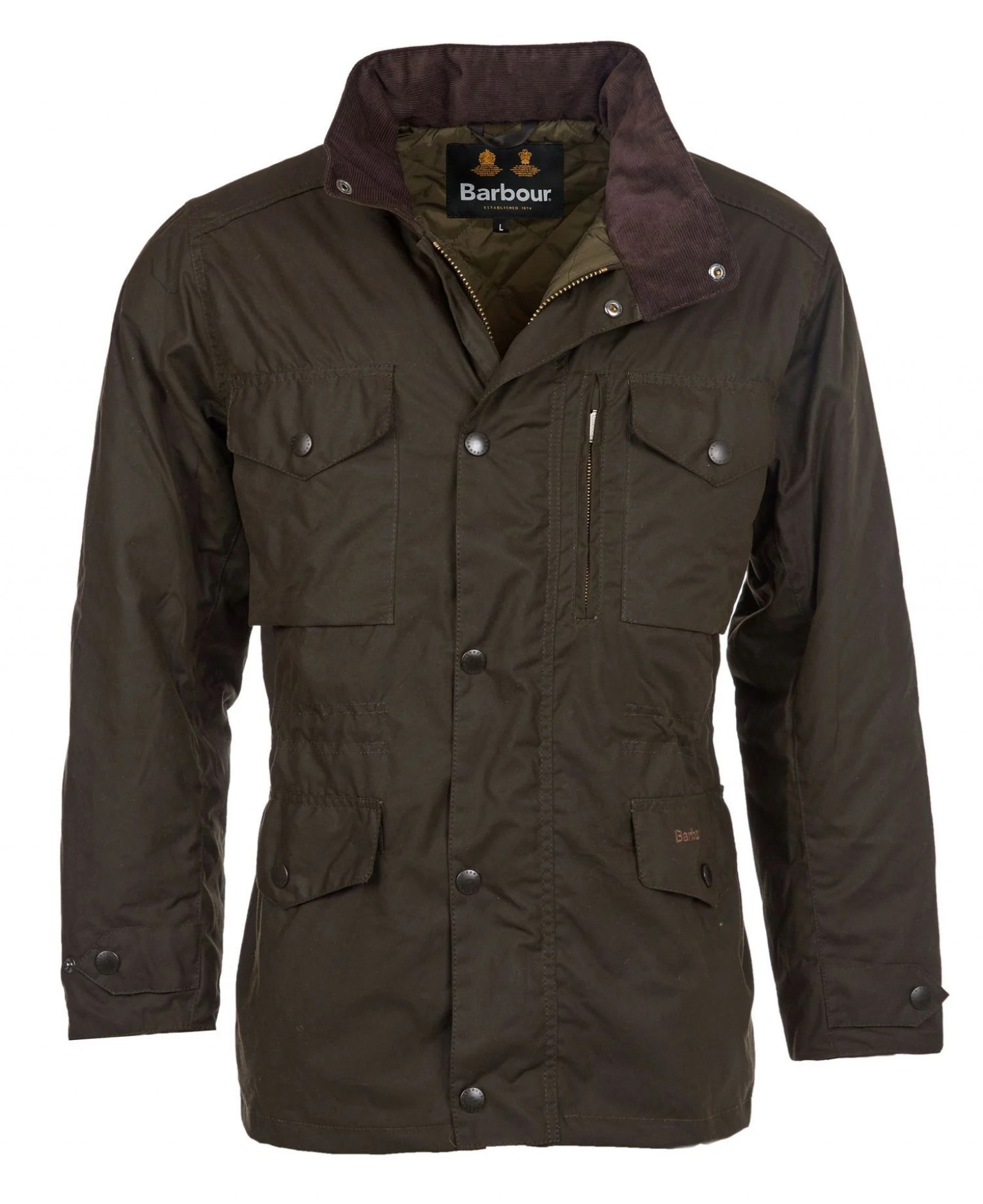 Barbour Mens Sapper Jacket Olive