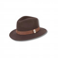 Hicks And Brown The Waveney Fedora Dark Brown