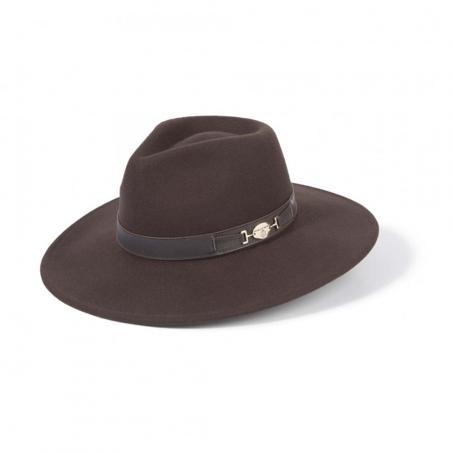 Hicks And Brown The Halesworth Fedora Dark Brown