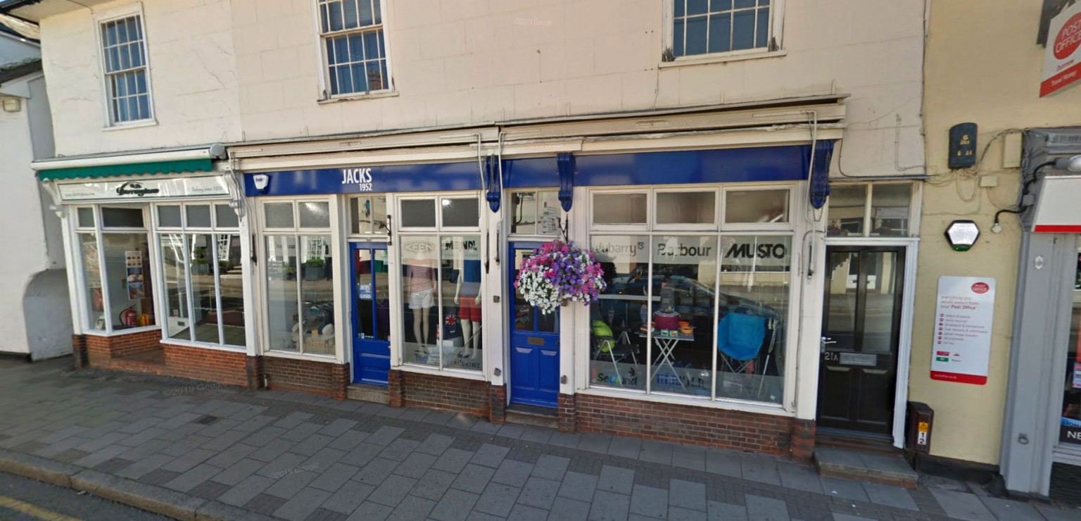 photo of Jacks Dunmow country clothing store in essex