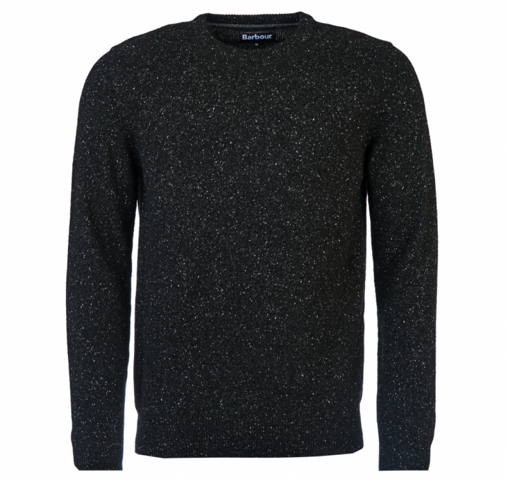 Barbour Tisbury Crew Neck Jumper Black