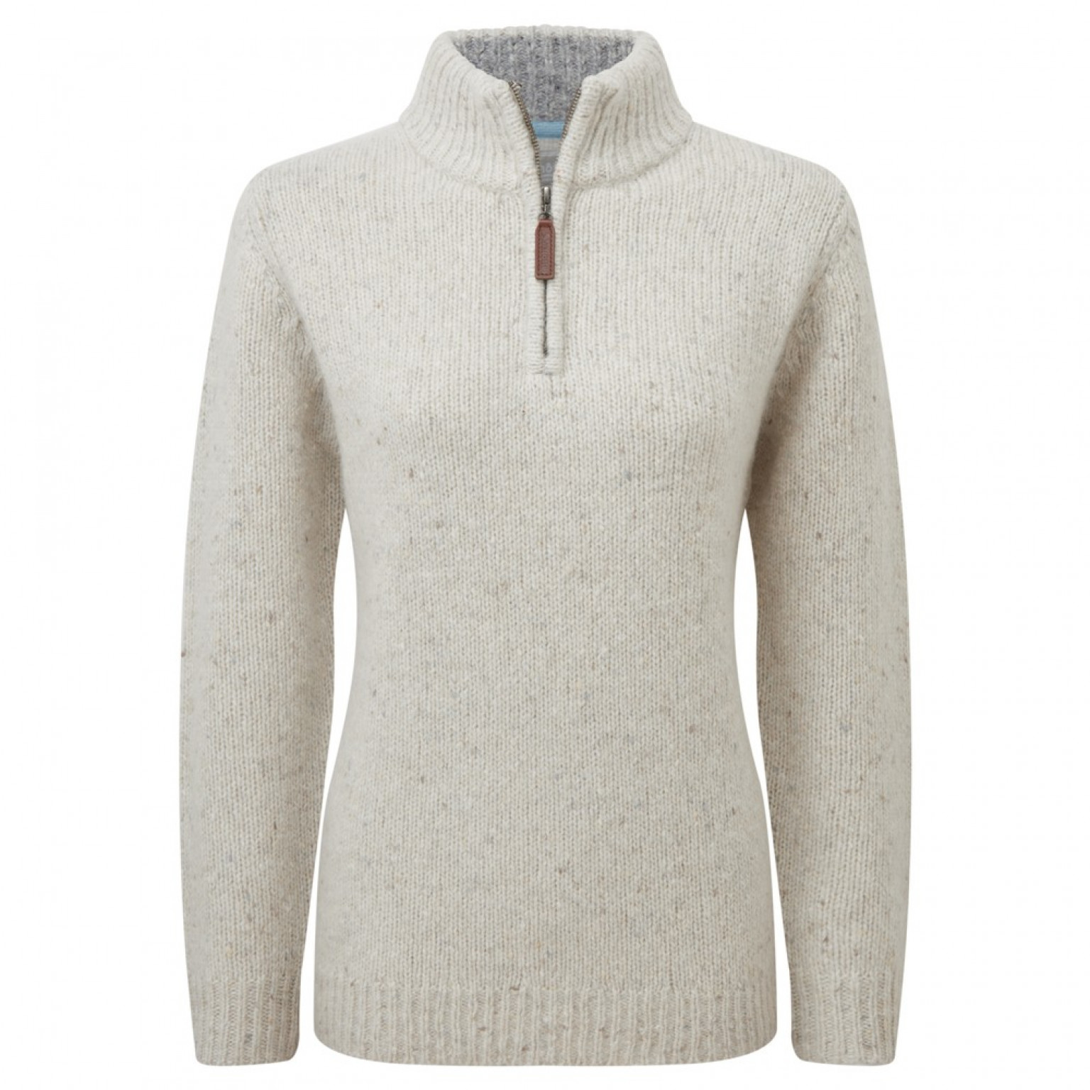 Schoffel Aviemore Alpaca Mix 1/4 Zip Ivory