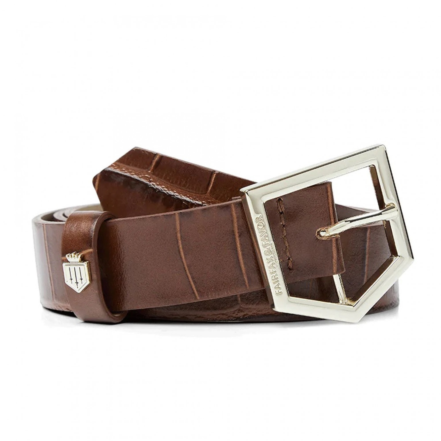 Fairfax And Favor Sennowe Leather Belt Conker